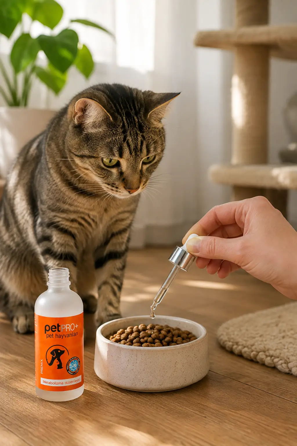 PetPro+ kedi — Mamaya damlatın
